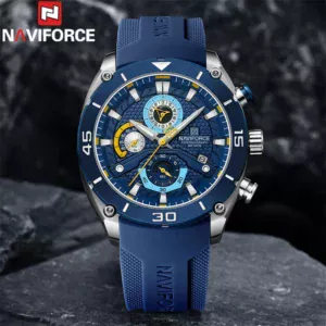 NAVIFORCE Fashion Men Watch Sport Man Wristwatch Top Brand Luxury Military Army Chronograph Date Quartz Original Male Clock 8038