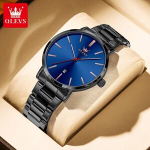 OLEVS 2896 Quartz Stainless Steel Watch For Men’s