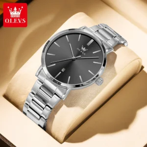 OLEVS 2896 Quartz Stainless Steel Watch For Men’s