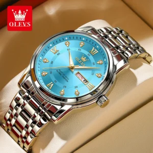 OLEVS 5513 Stainless steel Luxury Quartz Original Brand Watch for Men