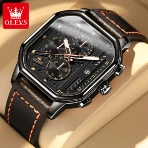 OLEVS 9950 New Fashion Quartz Watch for Men Chronograph