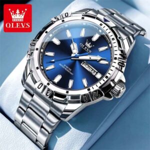 Olevs 5560 Wrist Watch fror men-Blue