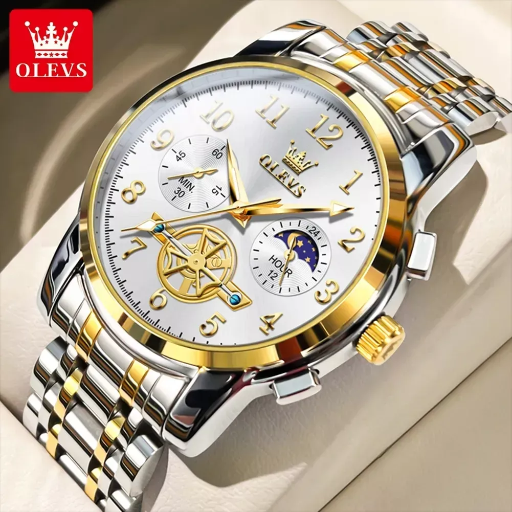 OLEVS 2900 Luxury Fashion New Model Quartz Watch For Men