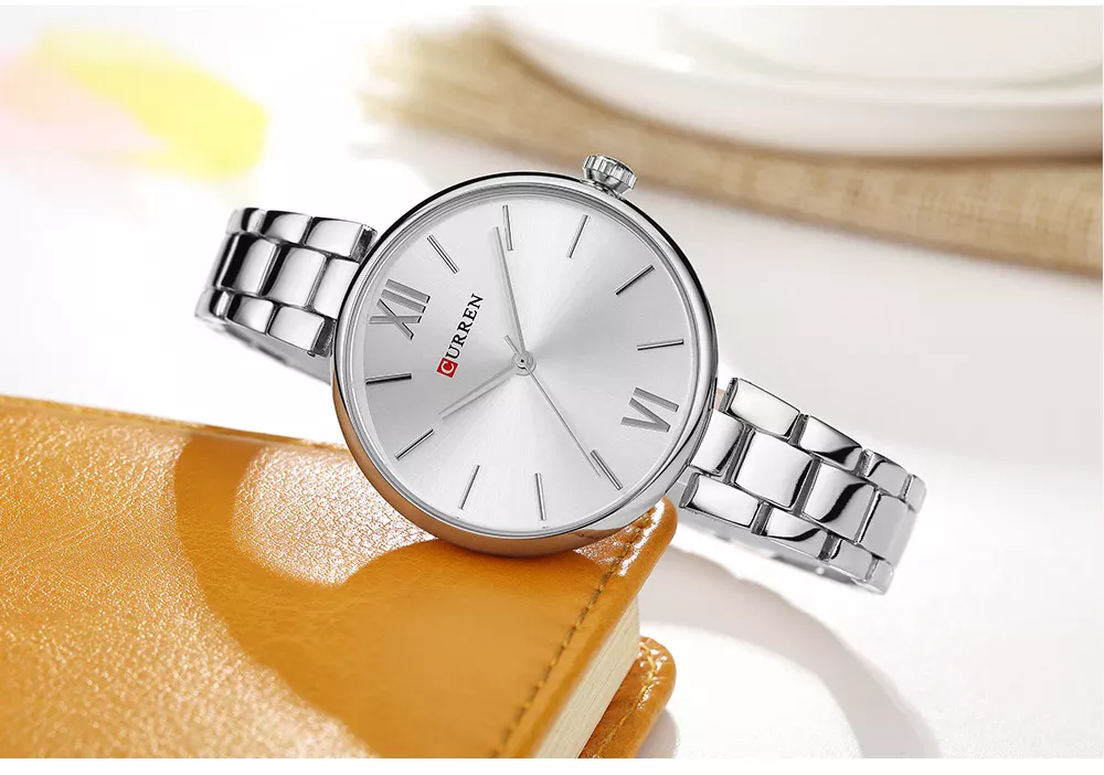 CURREN 9017 Quartz Stainless Steel Analog Watch For Women