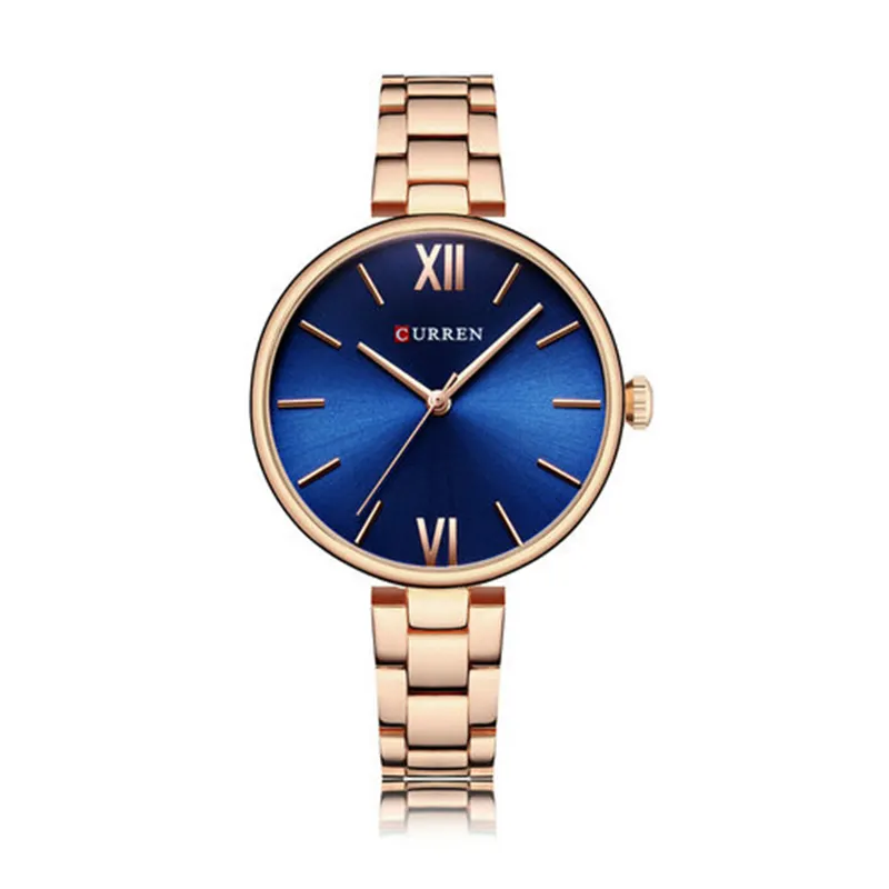 CURREN 9017 Quartz Stainless Steel Analog Watch For Women - Image 2