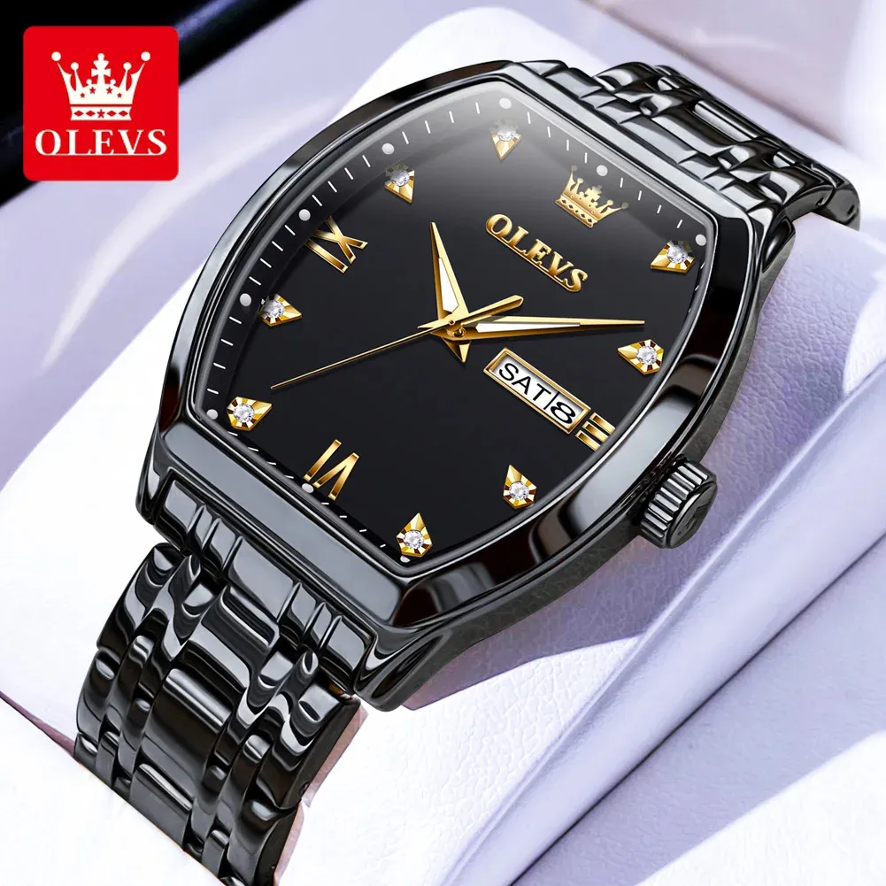 OLEVS 5528 Quartz Stainless Steel Watch For Men