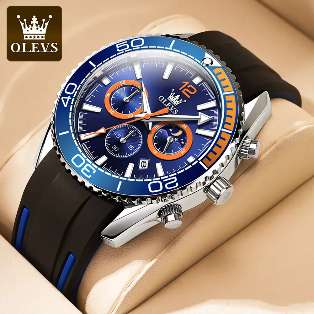 OLEVS 9916 Sports Chronograph Quartz Men's Watches