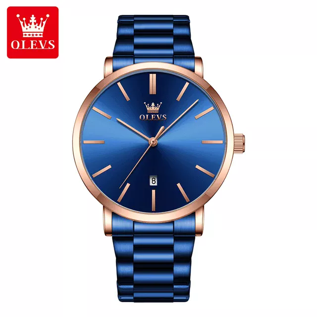 OLEVS 2896 Quartz Stainless Steel Watch for men - Image 2