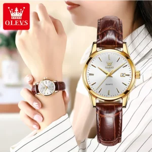 Olevs 6898 Luxury Brand Quartz Watch For Ladies