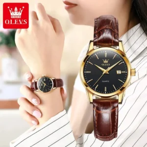 Olevs 6898 Luxury Brand Quartz Watch For Ladies