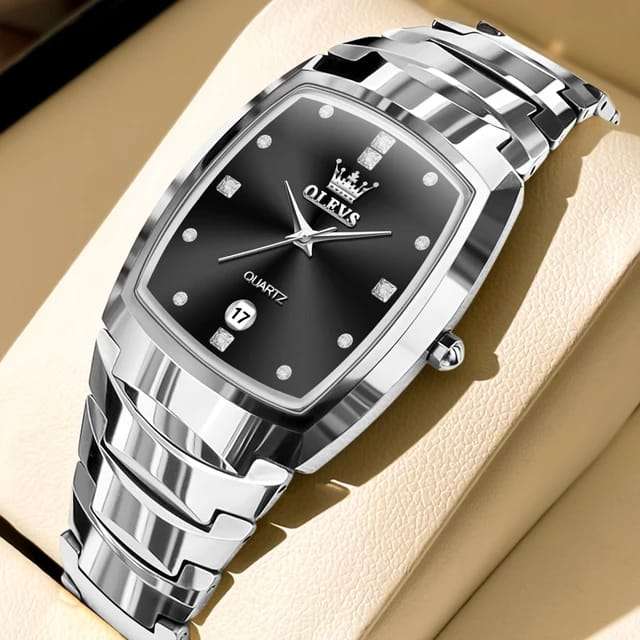 OLEVS 7006 Business Watch for Men, Ceramic Strap, Waterproof Quartz Wrist Watch