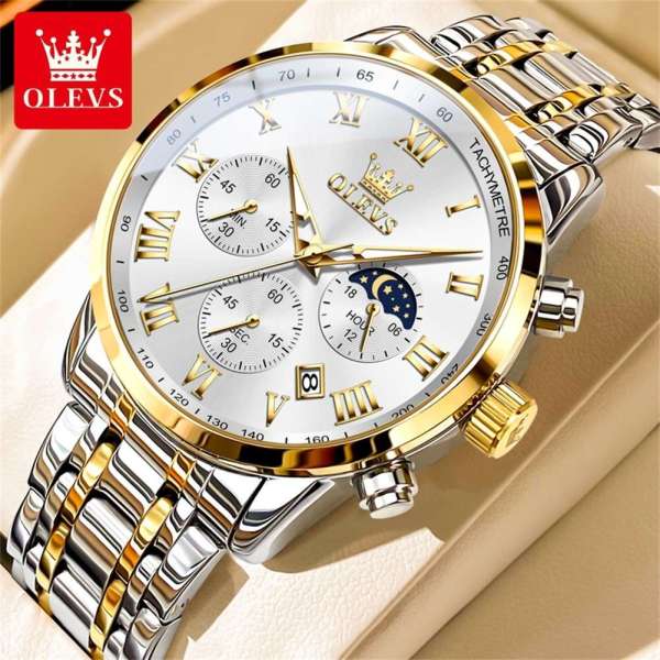 OLEVS 5529 Quartz Multifunction Fashion Watch For Men