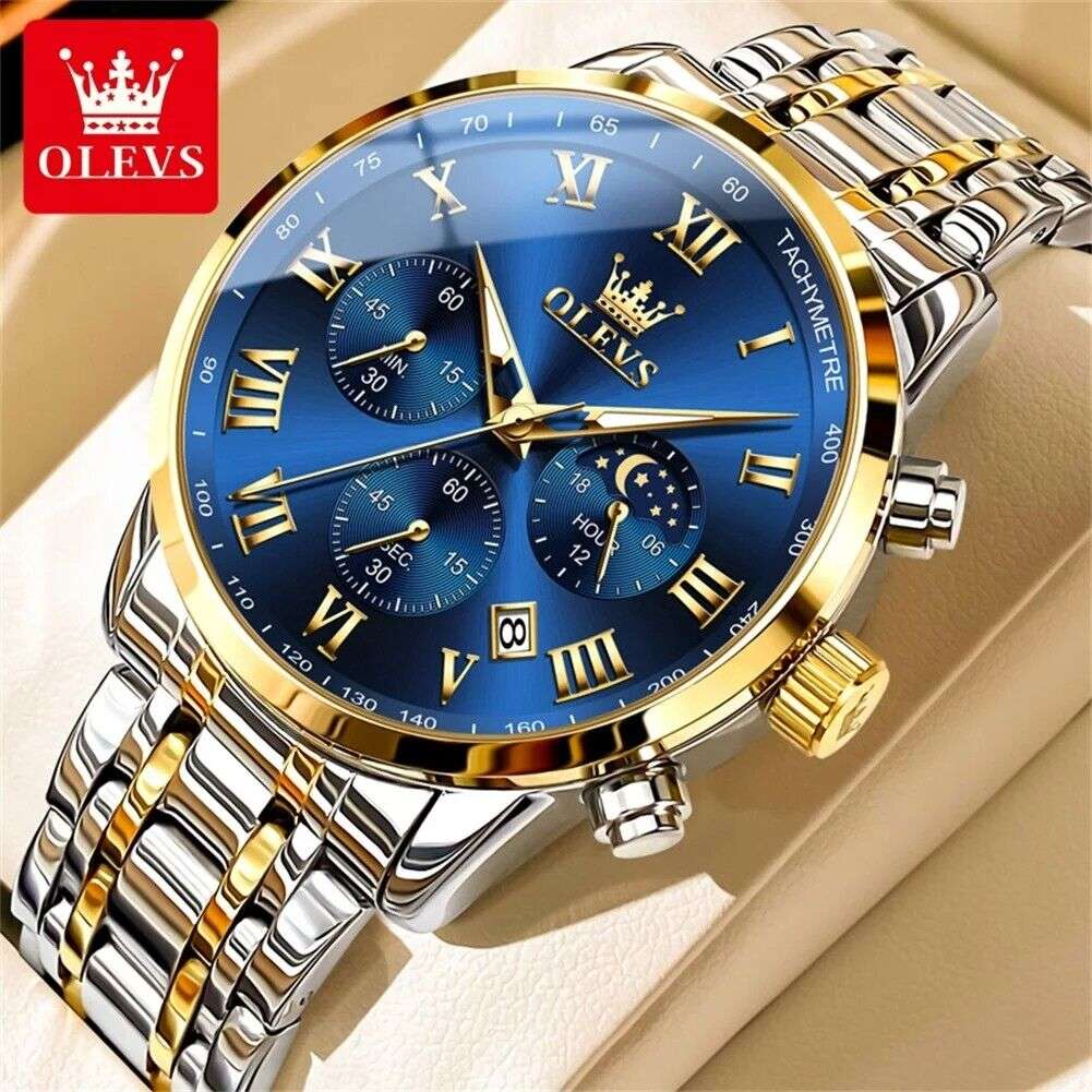 OLEVS 5529 Quartz Multifunction Fashion Watch For Men