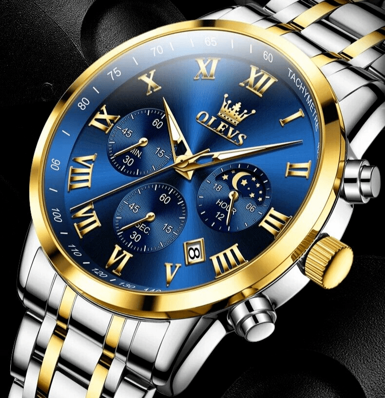 OLEVS 5529 Quartz Multifunction Fashion Watch For Men - Image 4