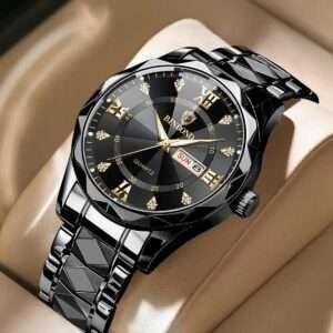 POEDAGAR 615 Quartz Stainless Steel Watch For Men