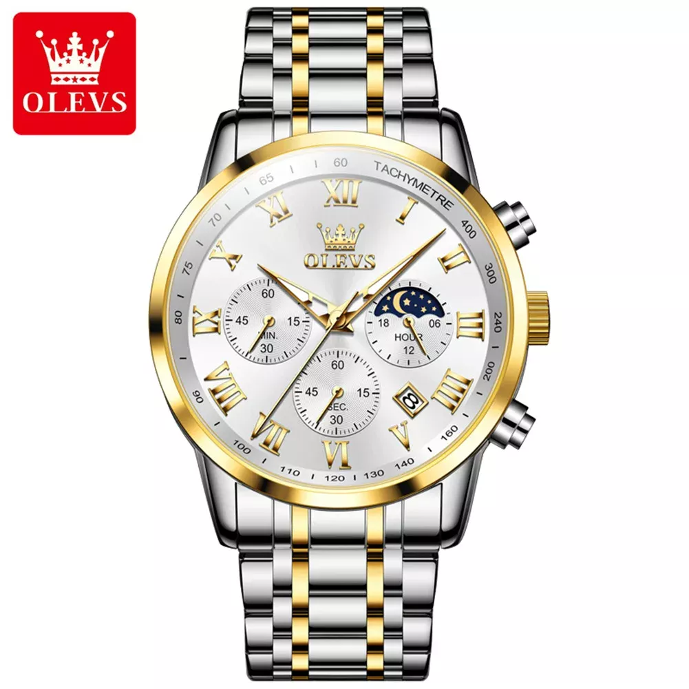 OLEVS 5529 Quartz Multifunction Fashion Watch For Men - Image 4