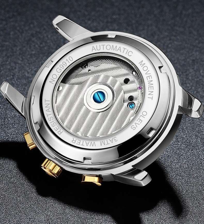 OLEVS 9910 Automatic Mechanical men’s watch - Image 4