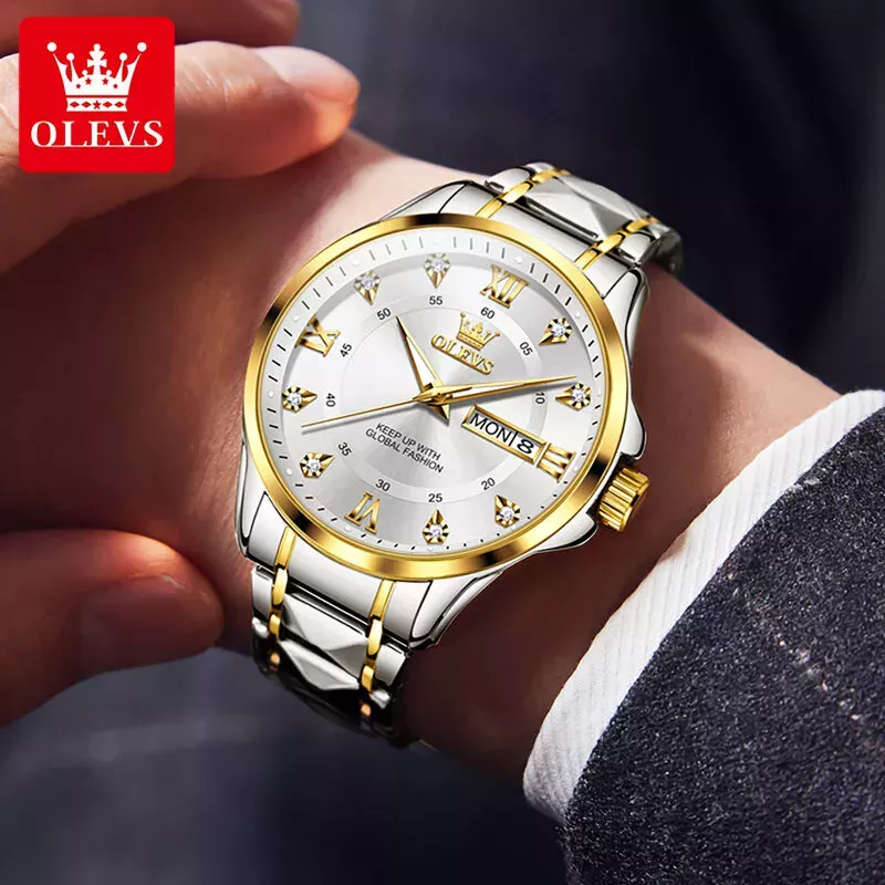 OLEVS 2906 Quartz Movement Watch For Men - Image 3