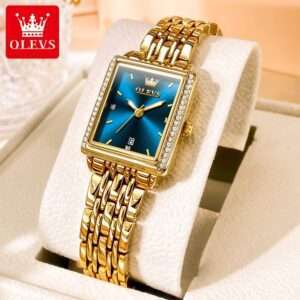 OLEVS 9995 Elegant Quartz Women's Watch-Blue