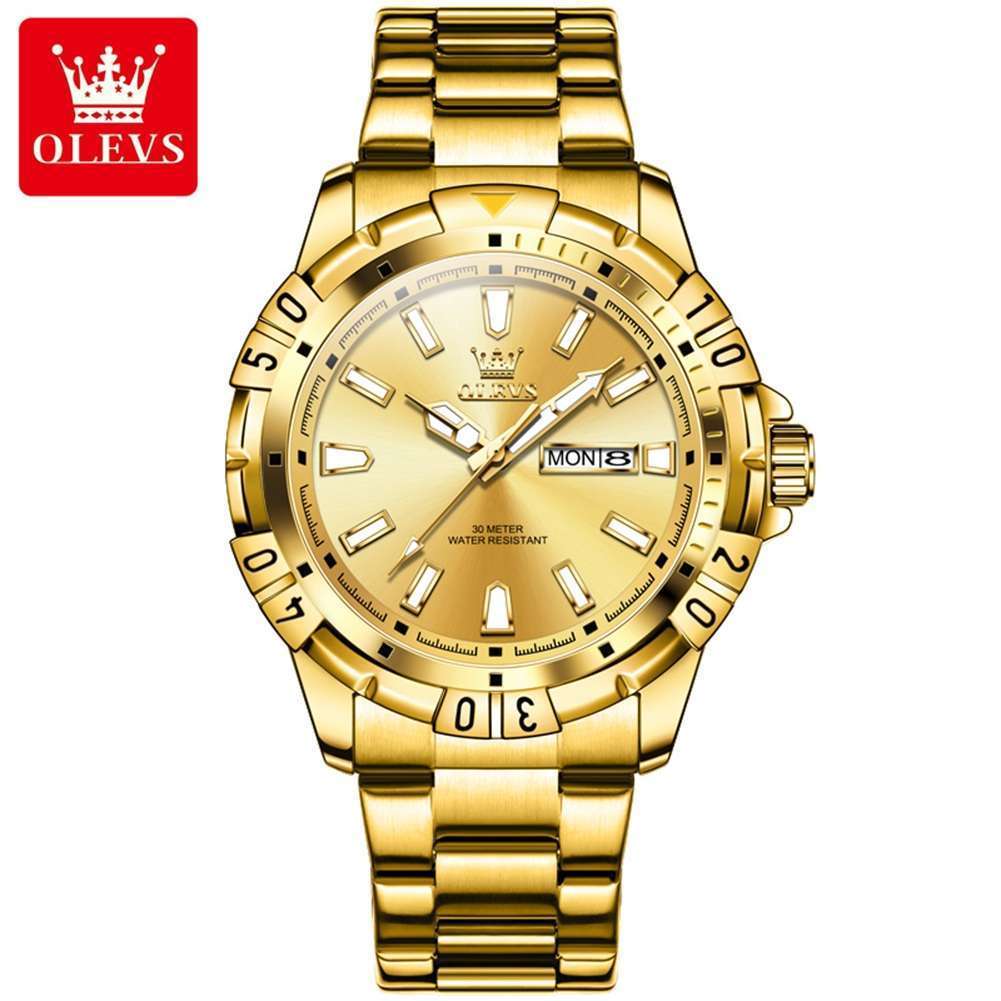 Olevs 5560 stainless steel Quartz watch For men - Image 2