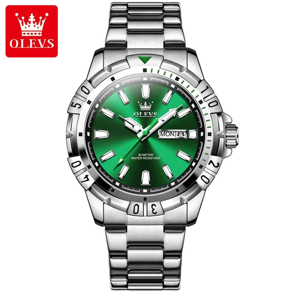 Olevs 5560 stainless steel Quartz watch For men - Image 2