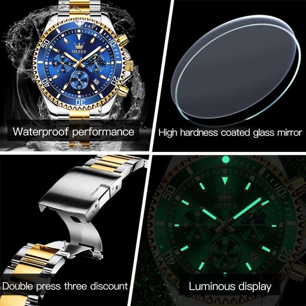 OLEVS 2870 Men's Chronograph Quartz Watch For Men - Image 4