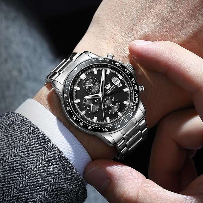 OLEVS 705 Chronograph Quartz Watch For Men - Image 3