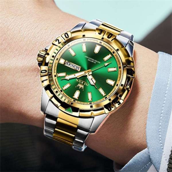Olevs 5560 stainless steel Quartz watch For men - Image 3