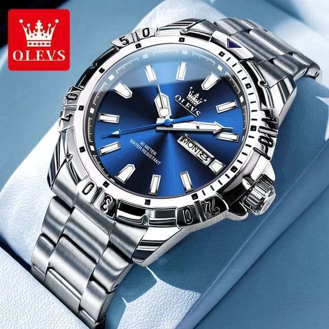 Olevs 5560 stainless steel Quartz watch For men