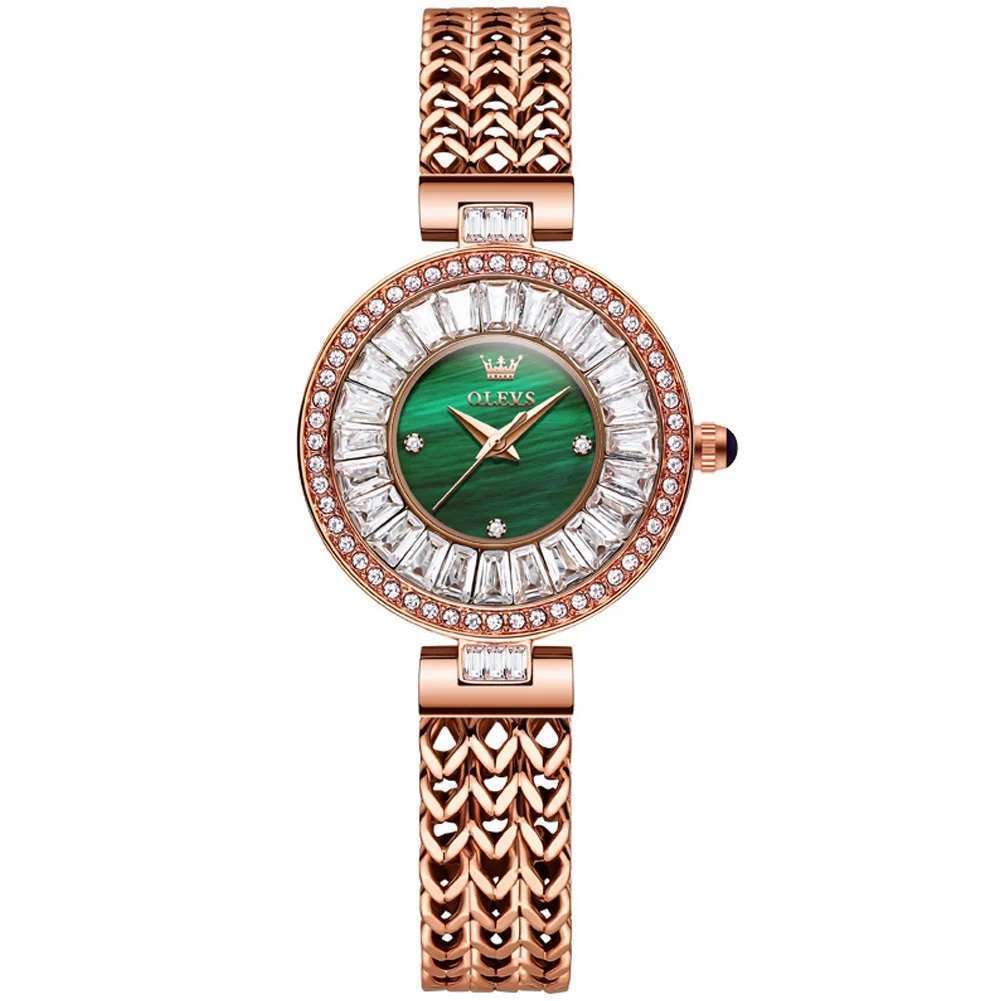 OLEVS 9959 Womens Quartz Starry Dial Watch - Image 2