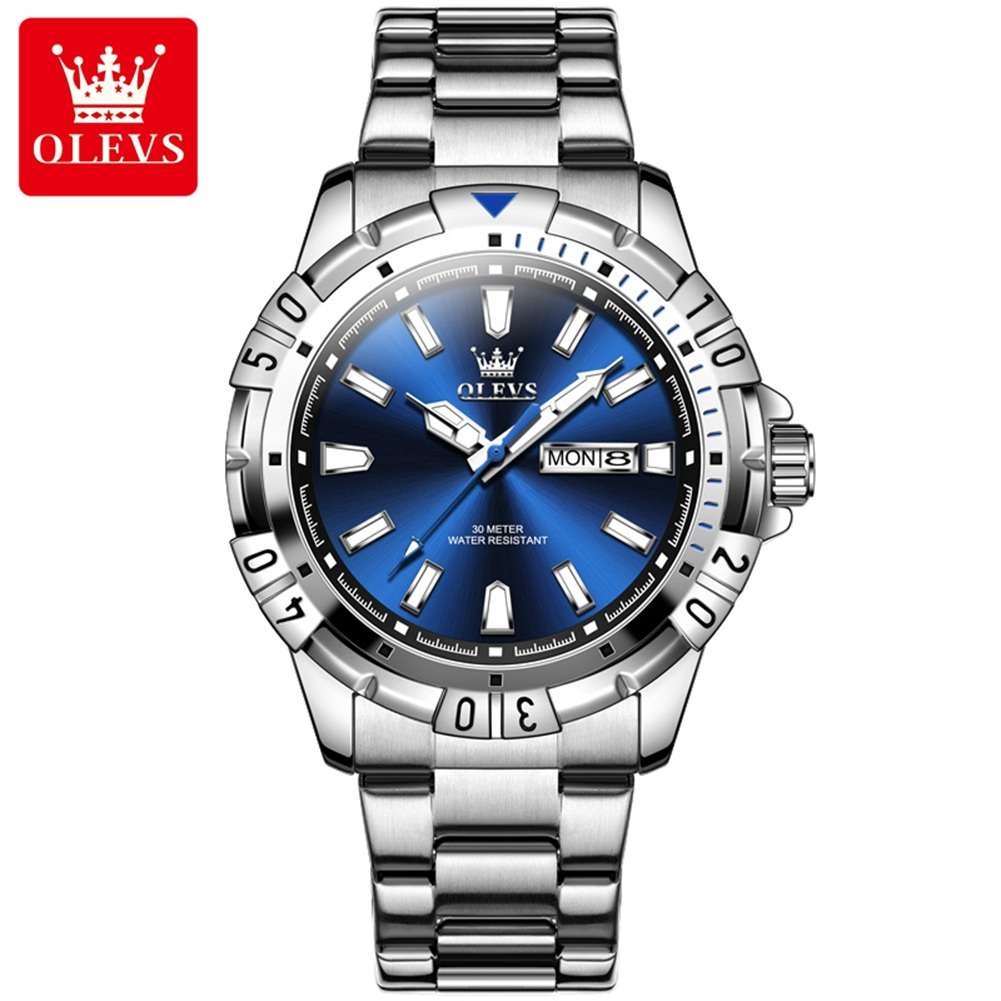 Olevs 5560 stainless steel Quartz watch For men - Image 2