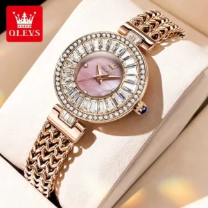 OLEVS 9959 Women's Quartz Starry Dial Watch