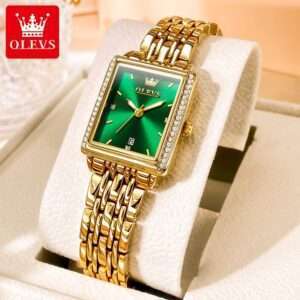 OLEVS 9995 Elegant Quartz Women's Watch-Green