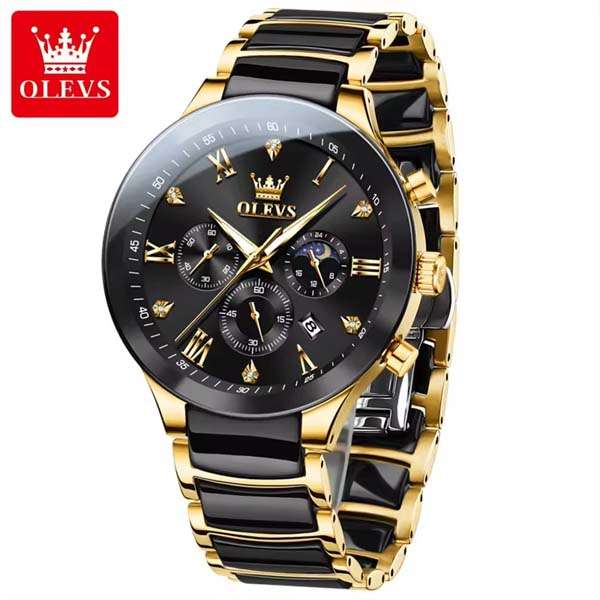 OLEVS 7004 Quartz Chronograph Watch for Men - Image 2