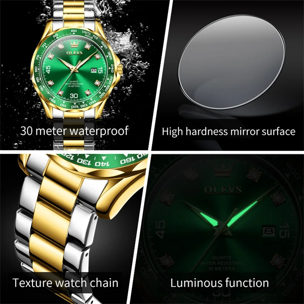 OLEVS 9988 Quartz Watch For Mens - Image 3