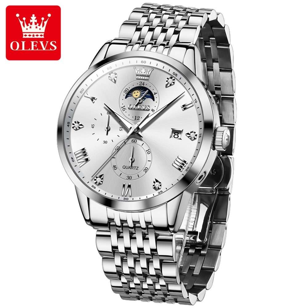 OLEVS 2925 Mens Fashion Calendar Sports Watch - Image 2
