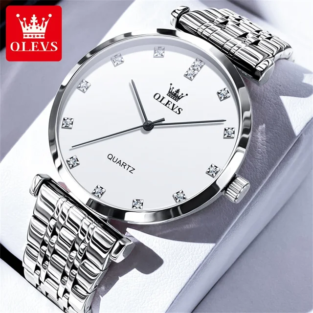 OLEVS 5596 New Quartz Stainless Steel Watch For Men