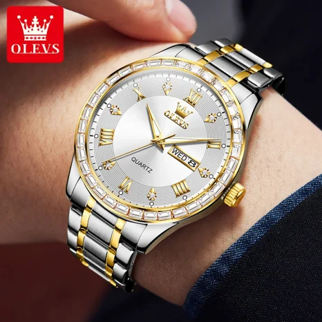Olevs 9906 Premium Gents Watch - Image 2