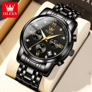 OLEVS 2858 Quartz Stainless Steel Watch for Men’s