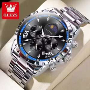 OLEVS 2949 Chronograph Stainless steel Luminous Men's Watches