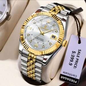 Poedagar 910 Quartz Watch Stainless Steel Strap Watch For Men