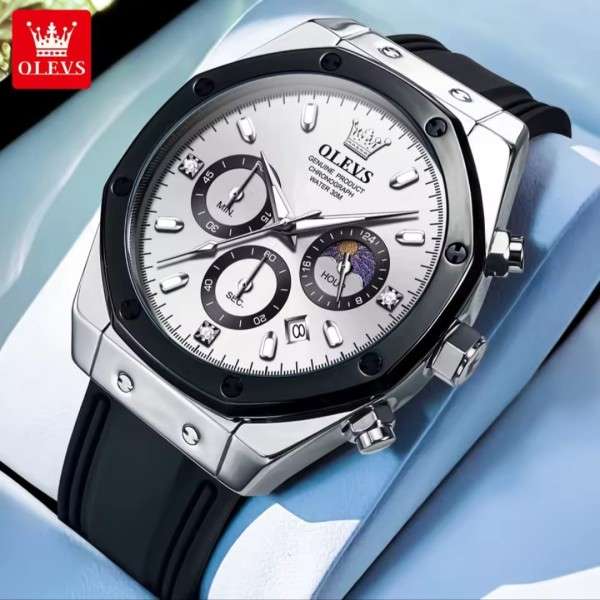 OLEVS 9911 Luxury Chronograph Sports Quartz Watch For Men