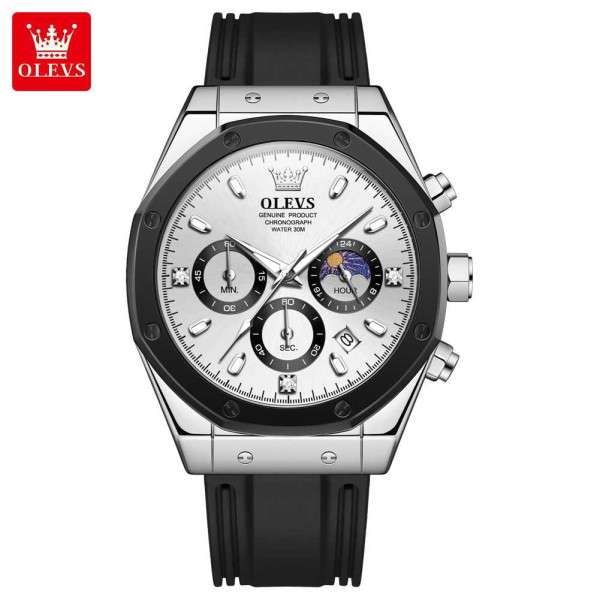 OLEVS 9911 Luxury Chronograph Sports Quartz Watch For Men - Image 2