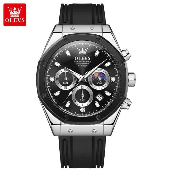 OLEVS 9911 Luxury Chronograph Sports Quartz Watch For Men - Image 2