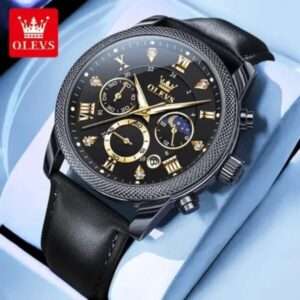 OLEVS 3660 Quartz Chronograph Original Watch For Mens
