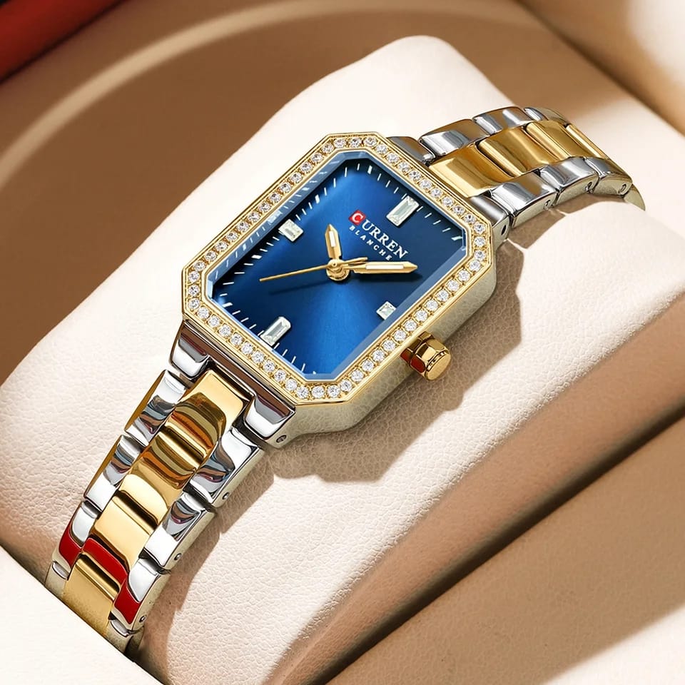 CURREN 9102 Quartz Stainless Steel Watch For Women