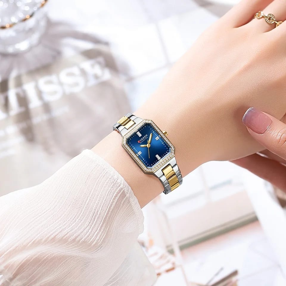 CURREN 9102 Quartz Stainless Steel Watch For Women - Image 3