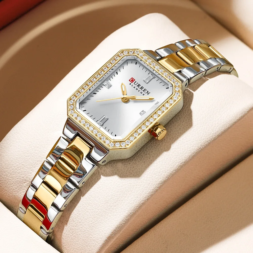 CURREN 9102 Quartz Stainless Steel Watch For Women
