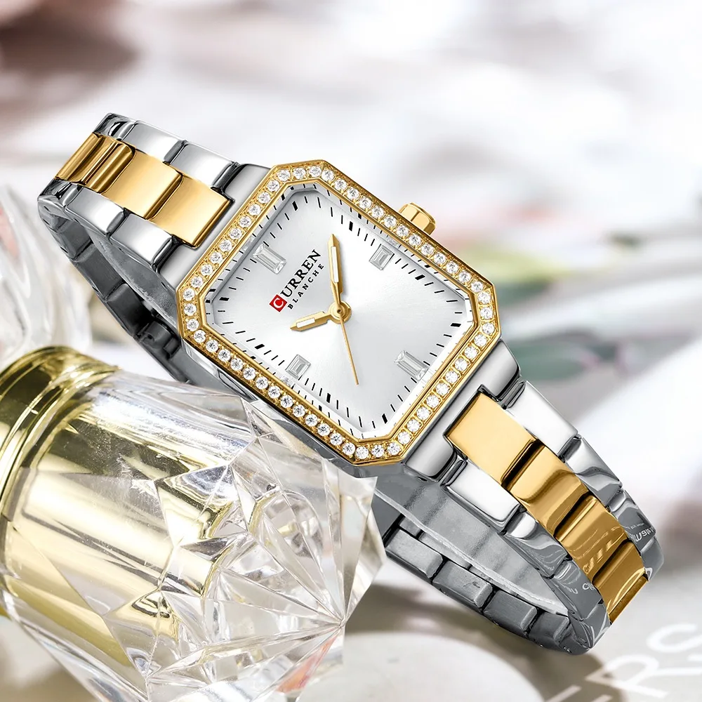 CURREN 9102 Quartz Stainless Steel Watch For Women - Image 2