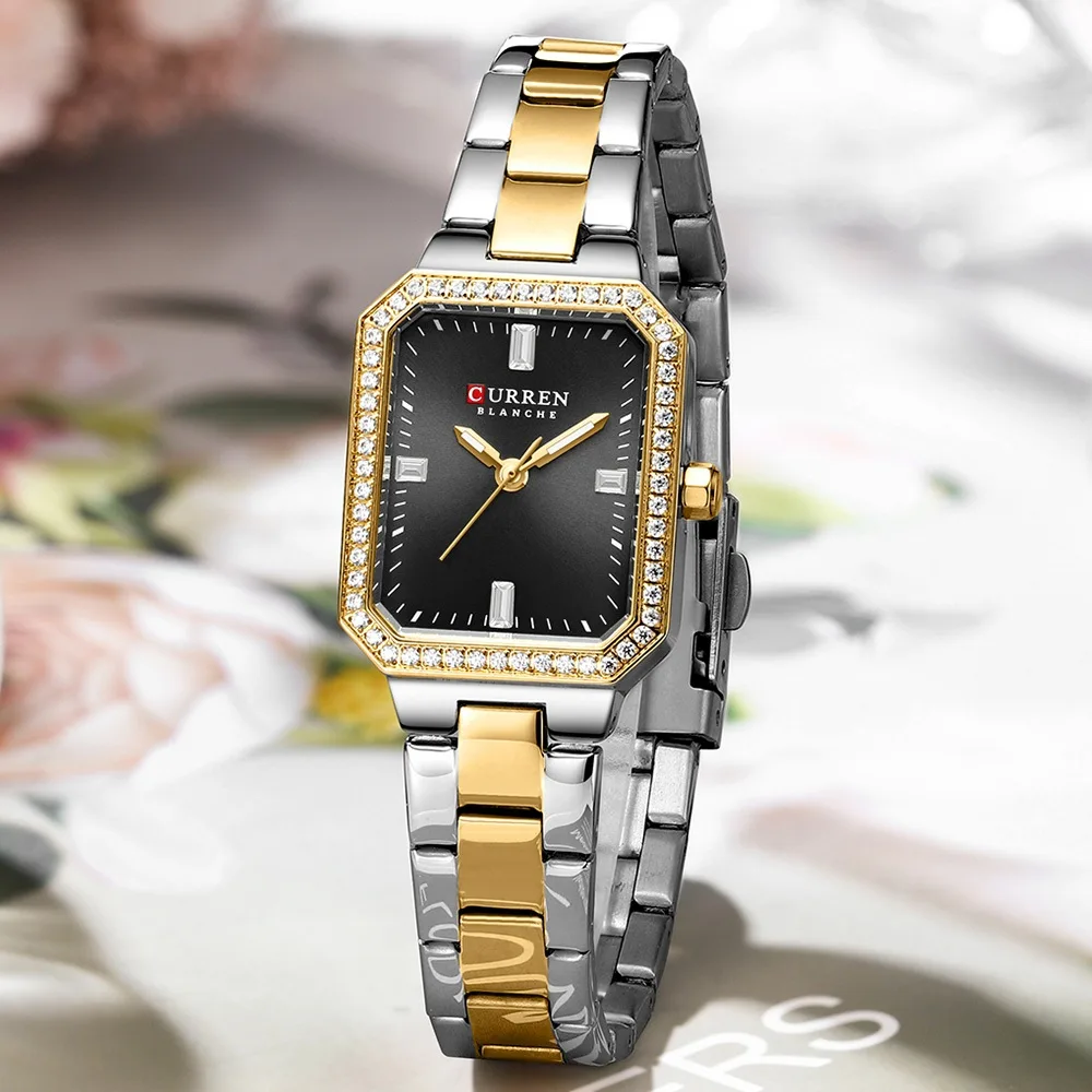 CURREN 9102 Quartz Stainless Steel Watch For Women - Image 2